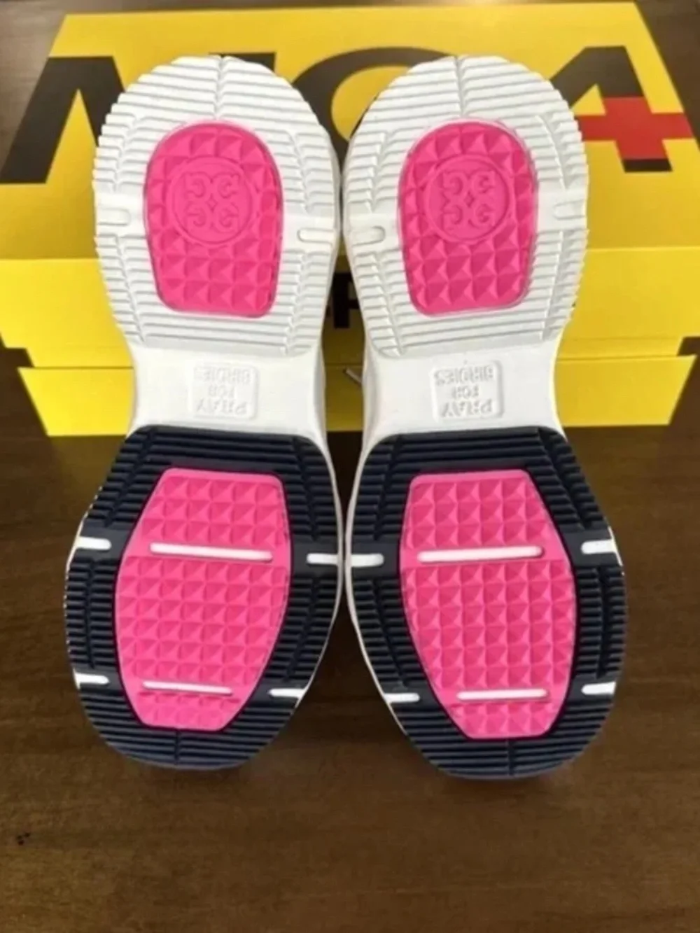 G/FORE GFORE MG4+ Solid Golf Shoe Sneaker Women's Size 8 Snow Twillight NEW - Picture 7 of 8